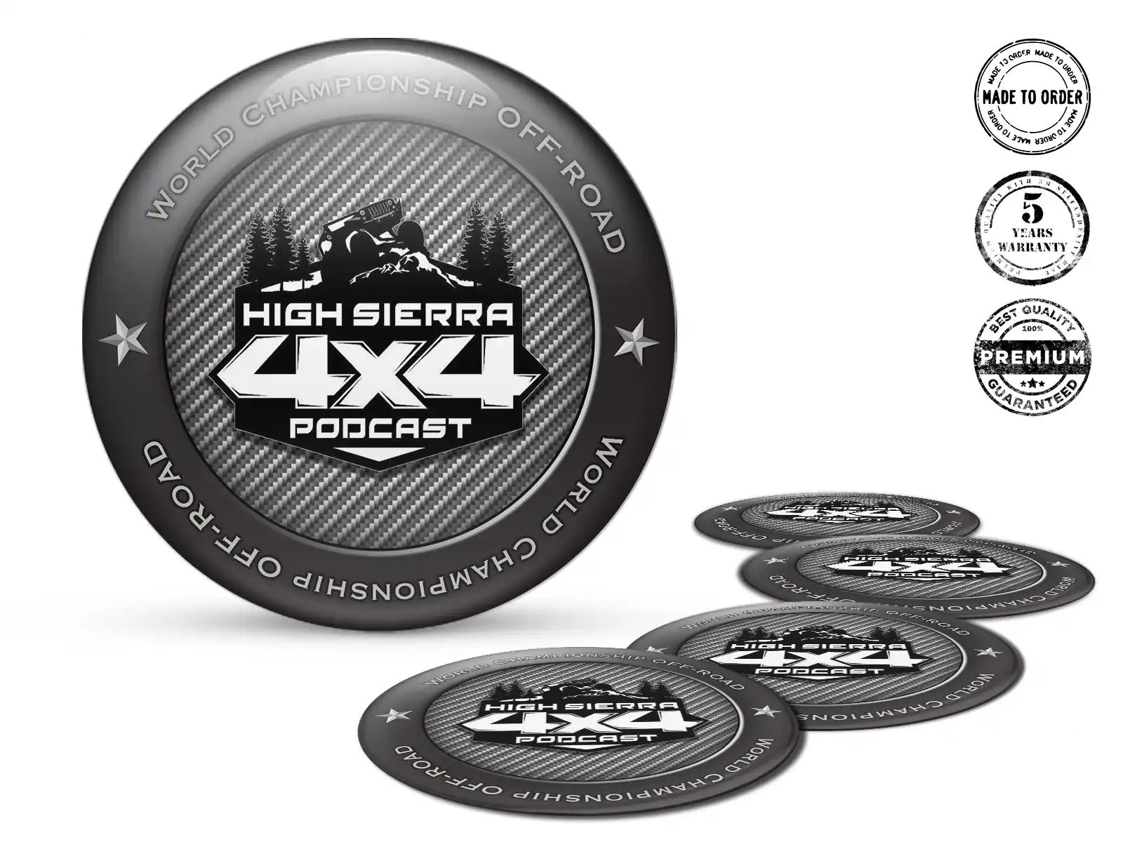 Felgendekoration Logo Thunderbolt Racing Surge